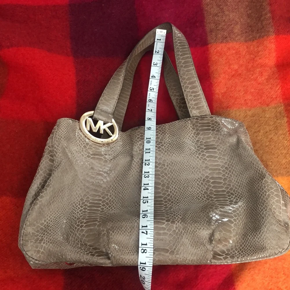 Michael Kors Snakeskin Handbag - Picture 9 of 9